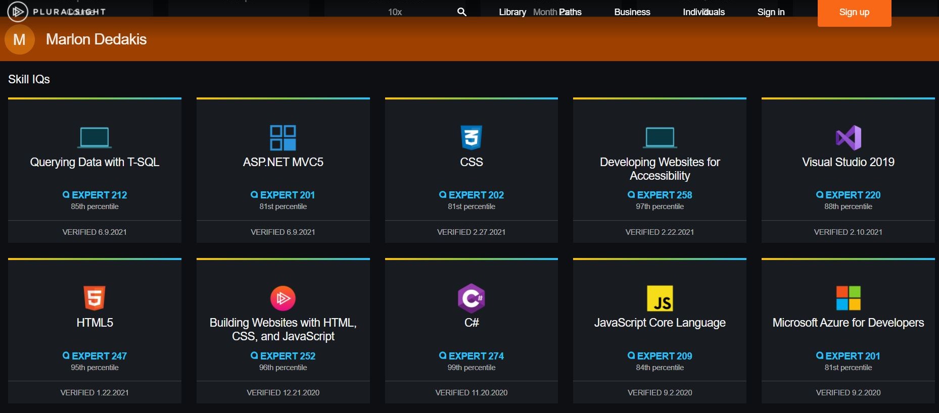 Pluralsight IQs